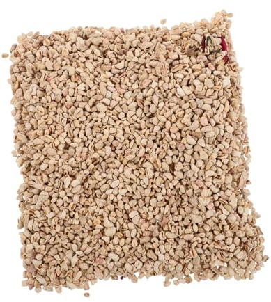 VANZACK Lecho De Maíz Natural para Hámsteres y Pequeños Animales, Absorbente y Aromático, Virutas Vegetales 1000 G, Acolchado para Jaulas, Adecuado para Roedores y Cobayas