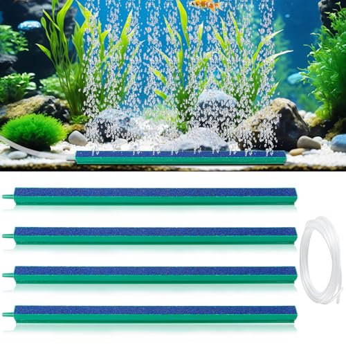4 Stück Aquarium Luftstein, Aquarium Luftausströmer Stab 30 Cm Aquarium Sauerstoff Blasenstreifen, Luftstein Aquarium Stange Sprudelstein Für Aquarium Sauerstoff Diffusor Aufzuchtbecken Aquarium