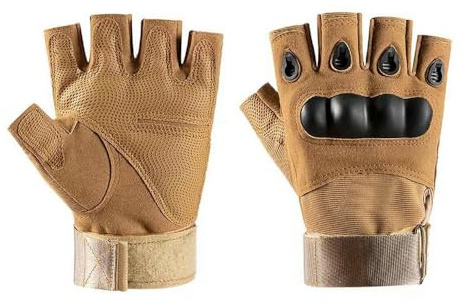 Herrhandskar för utomhusbruk, helfinger och halvfinger, halkfria, slitstarka, lämpliga för vandring, fitness och träning. L20-22CM A0079