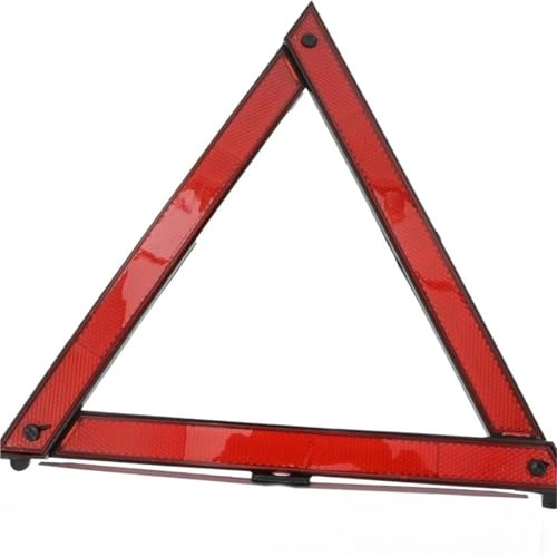 HTRdtD Triangle de sécurité Triangle d'avertissement de Voiture réfléchissant pour l'assistance routière - Panneau sécurité Portable résistant au Vent
