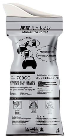 16 Stück Urinbeutel,700ml Einweg-Urinbeutel,Saugfähig Tragbarer Urinbeutel mit Gel,Notfall Tragbare Camping Urinbeutel,Erbrochener Beutel,für Reaisen,Camping,Super-Notfall Verkeh,Männer,Frauen