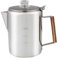 FUANA Percolador de café de acero inoxidable de 9 tazas con mango resistente al calor