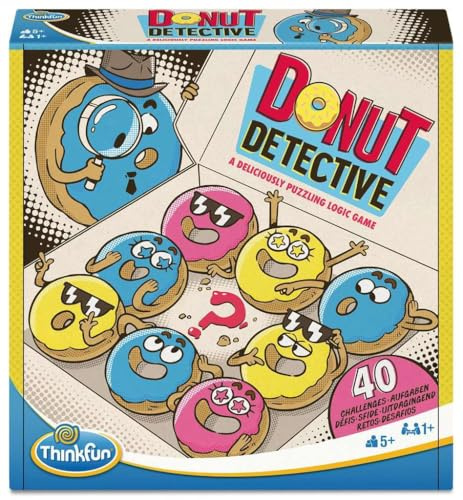 ThinkFun -76652 -Donut Detective - Un gioco di logica deliziosamente complicato