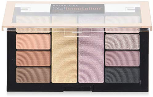 Maybelline New York Lidschatten-Palette und Highlighter – Temptation – 10 Farben