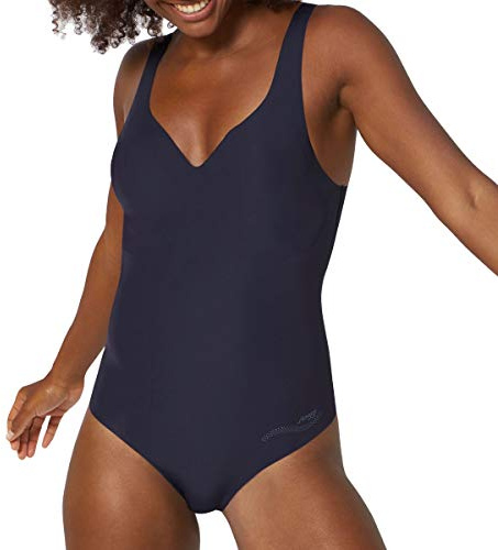 Sloggi Femme Zero Feel sans Couture Body Paquet de 1 (Marine, Moyen)