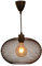 Deckenleuchte,E27 Retro Pendelleuchte,Schwarze Deckenlampe Metall, Retro Deckenleuchten Lampenschirm, Industrieller Stil Pendellampe, Ø310mm, Max 60W, für Schlafzimmer,Esszimmer,Wohnzimmer,Flur-C