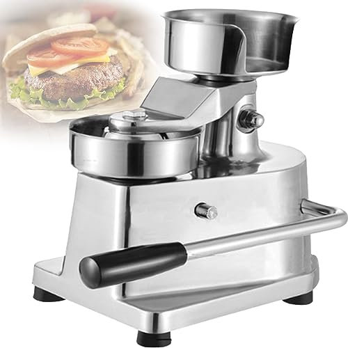 TAHALI Commercial Burger Press Patty Maker Machine, 10cm/13cm/15cm Manual Burger Forming Machine, for BBQ,Stuffed Burgers,Beef Burger,13cm