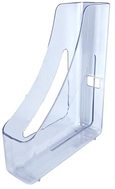 Deflecto Contemporary Magazine File Holder (Crystal, Range)