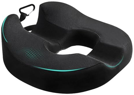 Cojín Silla Oficina, Cojin Antiescaras Cojin Coxis de Espuma Viscoelástica