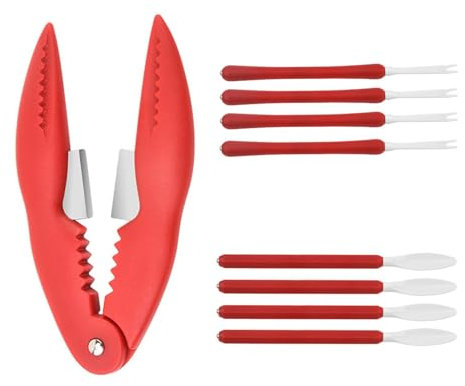 Eventerde Krabbenwerkzeuge zum Essen, Hummerknacker und Werkzeuge | Werkzeuge zum Essen von Krabben - 9X Hummerknacker-Werkzeuge, Küchenhelfer, Krabben-Utensilien, Meeresfrüchte-Werkzeuge,