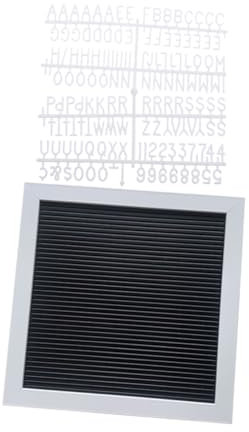 DIYEAH Holzbuchstabentafel Im Retro-stil Veränderbare Buchstaben Memoboard Heimdekoration Pädagogisches Werkzeug