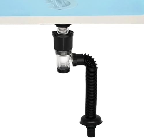 Tuyau de vidange d'évier flexible avec tuyau | Accessoires extensibles pour nettoyer les toilettes, la cuisine, la baignoire, la douche de camping-car