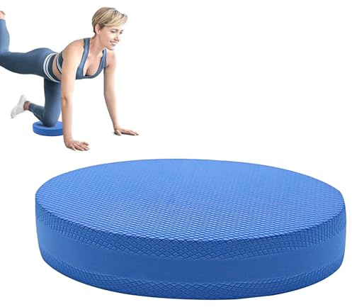 Almohadilla de equilibrio, almohadilla de equilibrio de yoga, cojín de estabilidad, tabla de espuma, esterilla de yoga, cómoda y acolchada para pilates danzantes