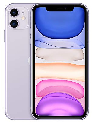 Apple iPhone 11 [64GB, Purple] + Carrier Subscription [Cricket Wireless]