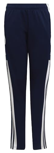 adidas Unisex niños Squadra 21 Training Pants, team navy blue/white, 7-8 Years