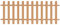 Susany Lattenzaun WPC-Zaun Zauns Mit insgesamt 12 Latten,Vorgartenzaun Friesenzaun Zierzaun 200 x 80 cm (L x H) als Gartenzaun,Holz-Kunststoff-Verbundwerkstoff (WPC),Einfacher Zusammenbau,Braun