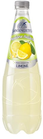 San Benedetto, Passione Italiana Limone, 750 ml, Bevanda Analcolica Tradizionale, Gusto Fresco e Frizzante, Perfetto per Ogni Occasione