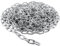 VIDETOL 10 Metres Stainless Steel Chain, 5mm Heavy Duty Welded Link Chain for Gates, Doors and Locks