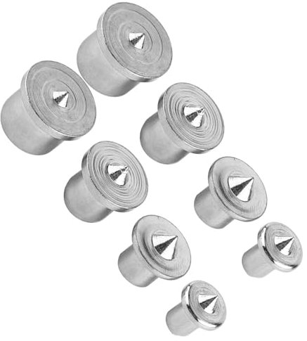 Juego de Pasadores de Alineación de Espiga Central de Taladro Sólido y Hueco, Indicador de Pasador de 6mm, 8mm, 10mm, 13mm para Pasador y Espiga (hueco)