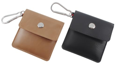 Reccisokz Lot de 2 Cendrier de Poche,Cendriers Portables en PVC Ignifugés Sac Anti-Odeur avec Crochet