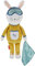 Fisher-Price GMN58 - Traumhäschen Schlafbegleiter, Plüschspielzeug mit Musik für Kleinkinder, mit Schlaftraining, Lichtern und Geräuschen, Babyspielzeug ab 18 Monaten