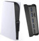 6 Port USB Hub für PS5, High-Speed Expansion Hub Charger Splitter Adapter mit 4 USB + 1 USB Charging + 1 Type C Port, Kompatibel mit PlayStation 5 Konsole Front Jacks