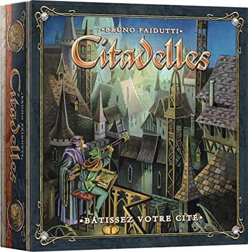 Asmodee - CITADELLES Classique - Jeu de Société Stratégique pour Enfants Dès 10 Ans - Bâtissez La Plus Belle Cité - Jeu de Diplomatie - 2 À 7 Joueurs - 45 Min - Version Française - Edge Entertainment
