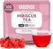 HANDPICK, Hibiscus Tea Bags - 100 Count | 100% Pure Ingredients- Hibiscus Flowers | Brew Hot, Iced Tea or Kombucha Tea | Round Herbal Tea Bags