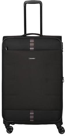 travelite Rügen Trolley 4 rullar 46 cm 46 cm 90 l svart, svart, 46 cm