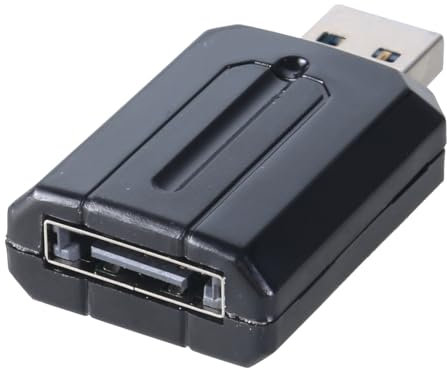 ohodhmnu Adattatore USB a eSATA per dischi rigidi da 2,5 e 3,5 e velocità di trasferimento ad alta velocità fino a 3 Gbps