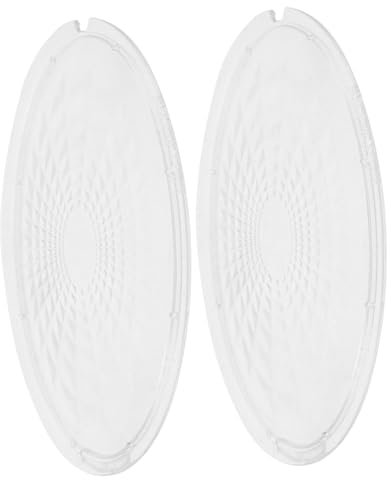 jojofuny Range Hood Light Lens Covers and Lampshades Replacement, Kitchen Cooker Hood Light Cover Protector Plate for Indoor Vent Accessories,