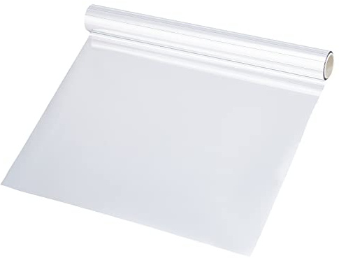 SUPERFINDINGS 1 Rotolo d'Argento Foglio reattivo 16.4Ftx7.7in Carta stagnola Metallica di trasferimento Fogli di trasferimento del Toner per la Stampante Laser + laminatore Fai da Te goffratura Carte
