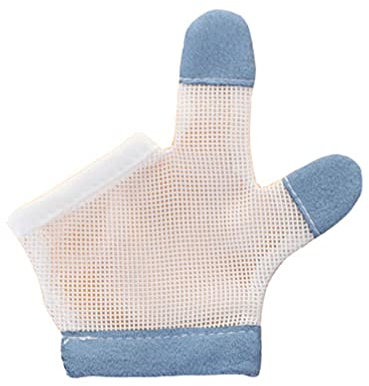 Zerodeko 1 Paar Anti- -handschuhe Anti-daumenlutschen Beißspielzeug Für Babys Von 0-6 Monaten Daumenlutscher Fingerlutschen Aufhören Kinderhandschuhe Atmungsaktiv Garn Nylon Kleinkind