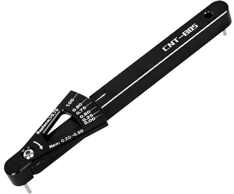 Dcaknri Bicycles Chain Checker Chain Wear Indicators Tool Measuring Gauge Aluminum Alloy Bike Chain Tool Cycling Accessory Tool