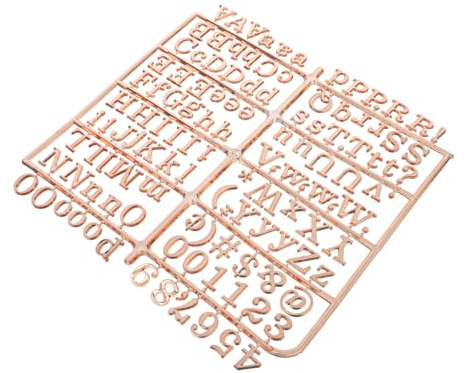 VILLCASE Panneau À Lettres En Plastique Panneau De Mots Lettres En Feutre Et Pour