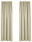 Deconovo Thermogardine Verdunkelungsvorhang mit Kräuselband Schlafzimmer Gardinen Thermovorhang Kälteschutz thermo gegen Kälte Thermogardine Hitzeschutz, 290x140cm(HöhexBreite), Beige, 2er Set