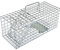 Anyhall Trampa para animales vivos para ardillas, conejos, zorrillos y comadrejas (plata)