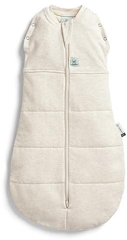 ergoPouch Cocoon Swaddle Sleep Sack, 0-3 Months, 2.5 TOG, Oatmeal Marle