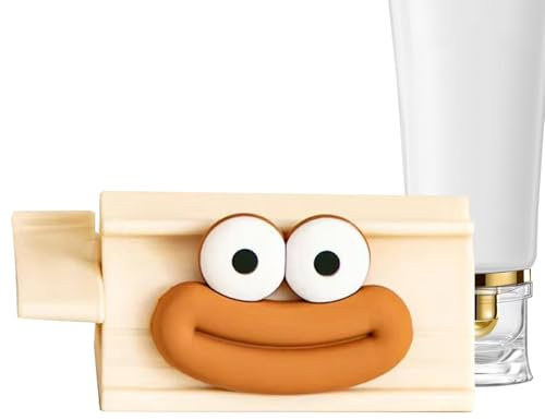 Spremi dentifricio, spremi tubetto di dentifricio, Spremiagrumi porta dentifricio Cartoon, Graziosa clip per dentifricio da bagno, rullo manuale per dentifricio per bambini adulti
