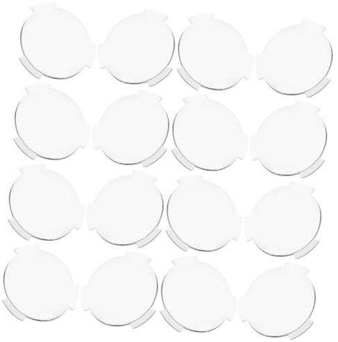 MUCKLILY 20Pcs VR Glasses Convex Lenses Focal High Transmission Anti-dizzy Replacement for Virtual Reality Headsets Compatible with Smartphones and Gaming Devices