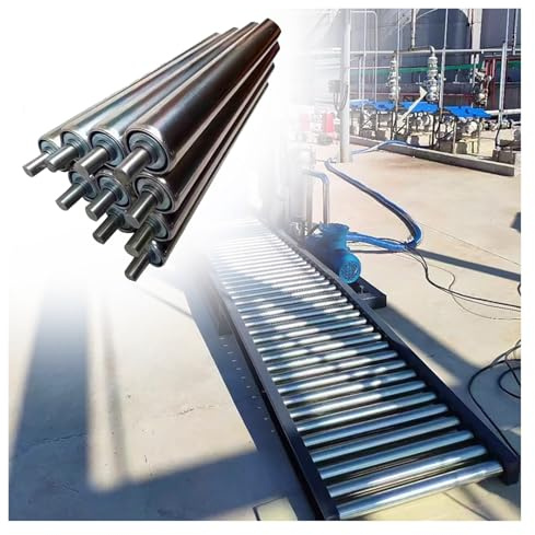 Rullo trasportatore di ricambio staccabile, diametro 1-2,4 pollici, larghezza 32 mm, lunghezza 900 mm, rulli di supporto resistenti per una movimentazione efficiente dei materiali