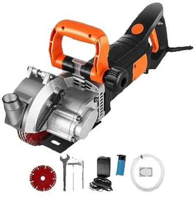 4800W Väggfräs Betong Tegelfräs 5000 Varv/min Elektrisk Sömlös Spårfräs 133 Mm Cirkelsågblad Elverktyg Kraftfull