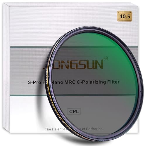 JONGSUN Filtro Polarizzatore 40.5mm, Filtro Polarizzatore Circolare, S-Pro HD Nano MRC16, 40.5mm Polarizing Filter, 16-Strati Multistrato, Vetro Ottico NITTO AGC, Filtro CPL