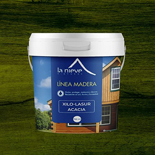 Barniz protección acrílico madera Xilo-Lasur interior y exterior (750 mililitros, Acacia)