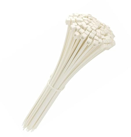 Kippen 9014CK - Confezione da 100 pezzi di Fascette Bianche per Cablaggio 200x3,6 mm.