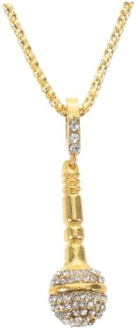 LIFKOME 3pezzi Pendente Microfono Unisex Accessorio Per e Speciali Per Compleanni e Anniversari