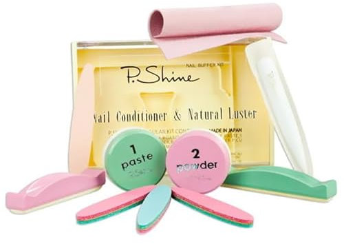 P-SHINE - Kit per manicure giapponese professionale per la cura delle unghie + istruzioni per non danneggiare le unghie