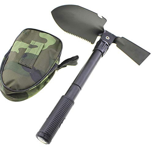 N / A Pelle Pliante multifonctionnelle de Haute qualité, Outil de Camping Robuste, adapté au Camping, à la randonnée, à la randonnée, à la pêche, à la randonnée, au Jardinage