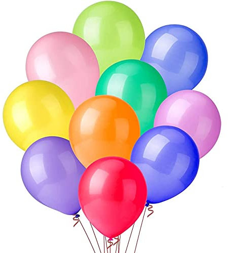 QILZO® 100 unités Ballons en Latex Couleurs Assorties Ballons 22cm / 8 Biodégradables Fabriqués en Espagne, Ballons pour Fêtes, Mariages, Réunions, Anniversaires, Baptêmes, Photocall, Décoration