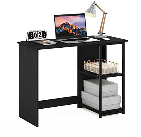Furinno Computer Desk, Americano/Black, 74.2 (D) x 101 (W) x 45 (H) cm